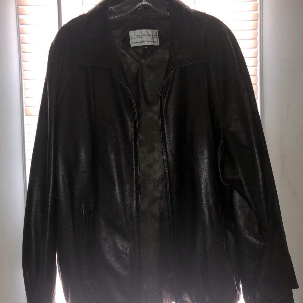 Vintage Leather Jacket Bloomingdales brown size 44